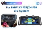 BMW X3, X4 F25 / F26 (2010-2017) Android bilstereo multimedia bilnavigasjon skjerm - Bilde 3