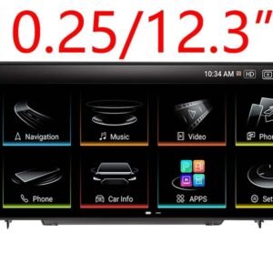 Audi A1(8X) 2010-2018 Android bilstereo multimedia bilnavigasjon skjerm